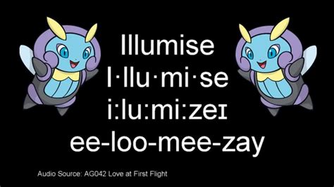 zygarde pronunciation|illumise pronunciation.